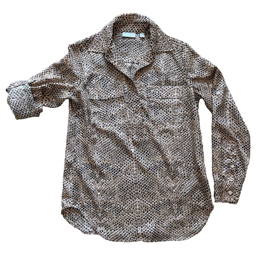 New‎ York and Company Women's snake skin top size XS